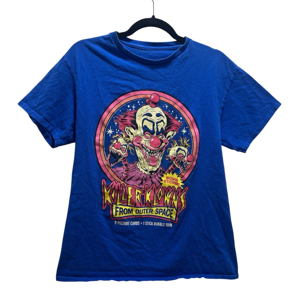 Blue Killer Klowns from outer space T-Shirt Med-Large